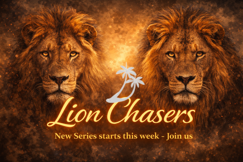 Lion Chasers Series Facebook Invite